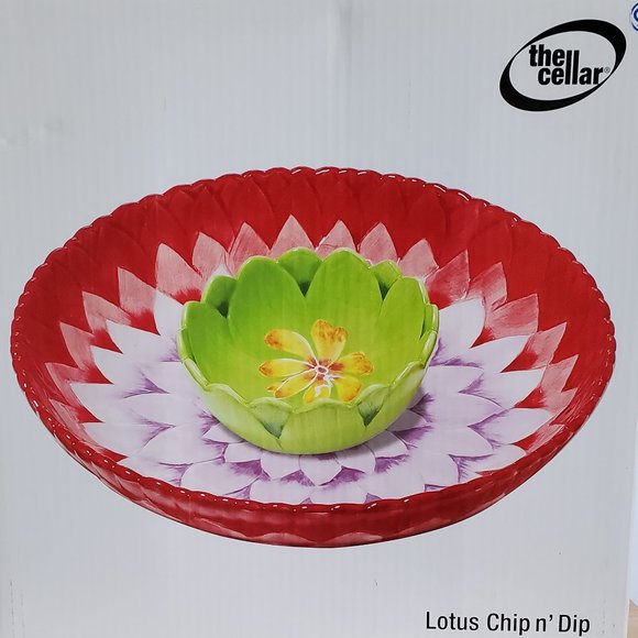 The Cellar Dining Lotus Flower Chip Dip Poshmark